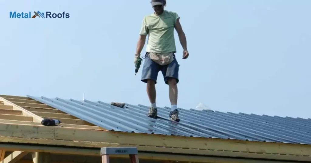 Best Technique To Walk on A Metal Roof