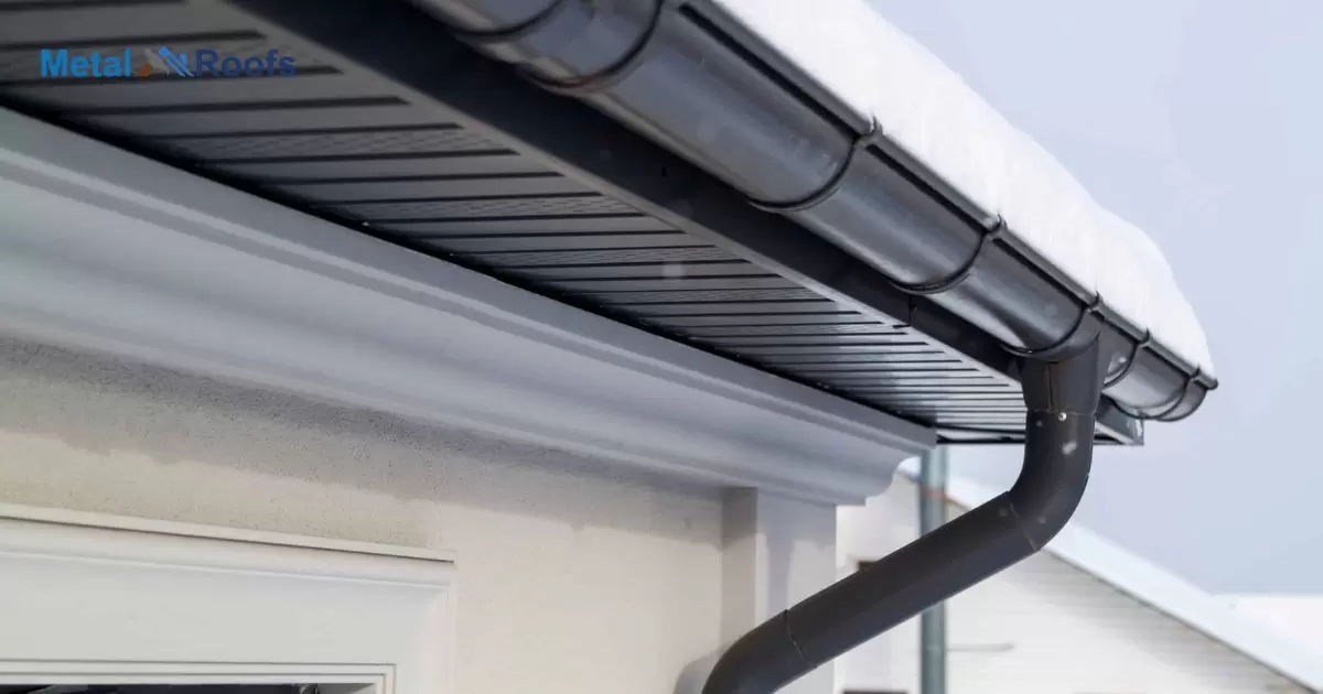 How To Install Rain Gutters With Metal Roof?