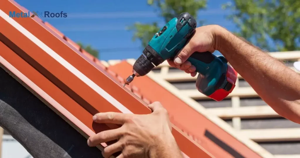 Step-By-Step Guide To Installing Screws On Metal Roofing