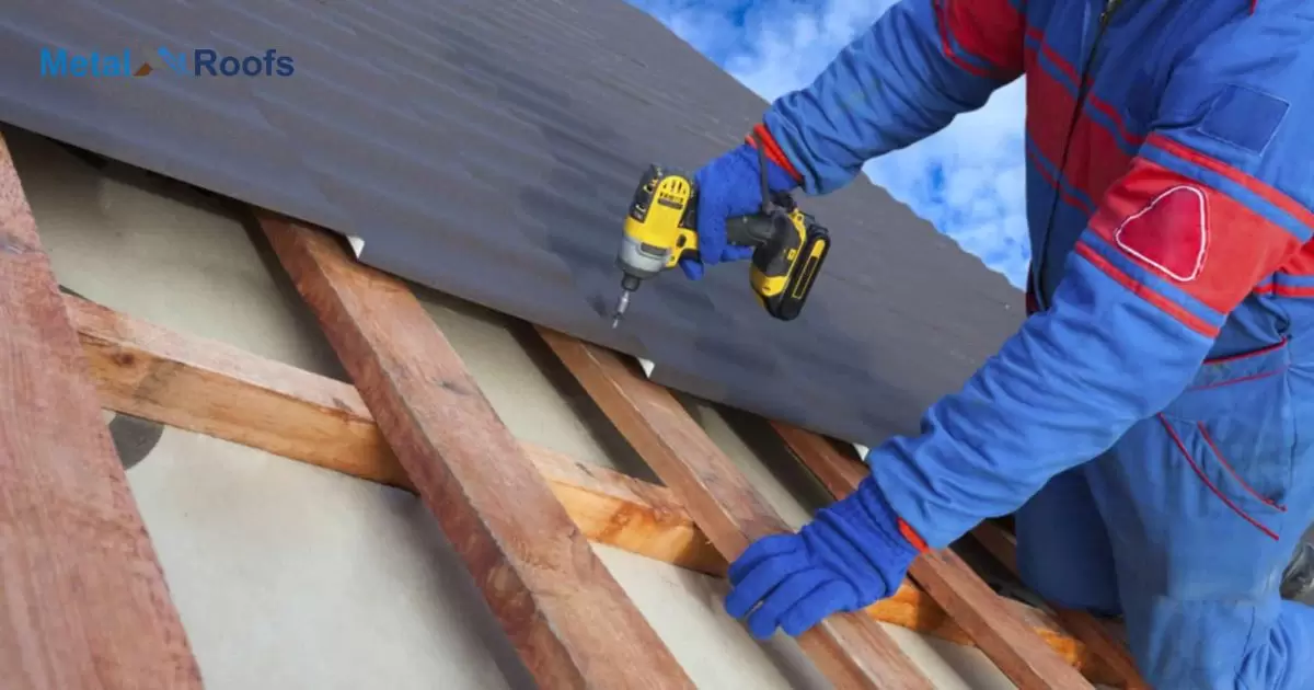 Where Do You Put Screws On Metal Roof?