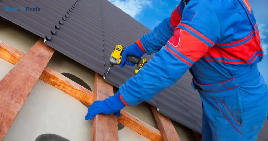 Where Do You Put Screws In Metal Roofing?