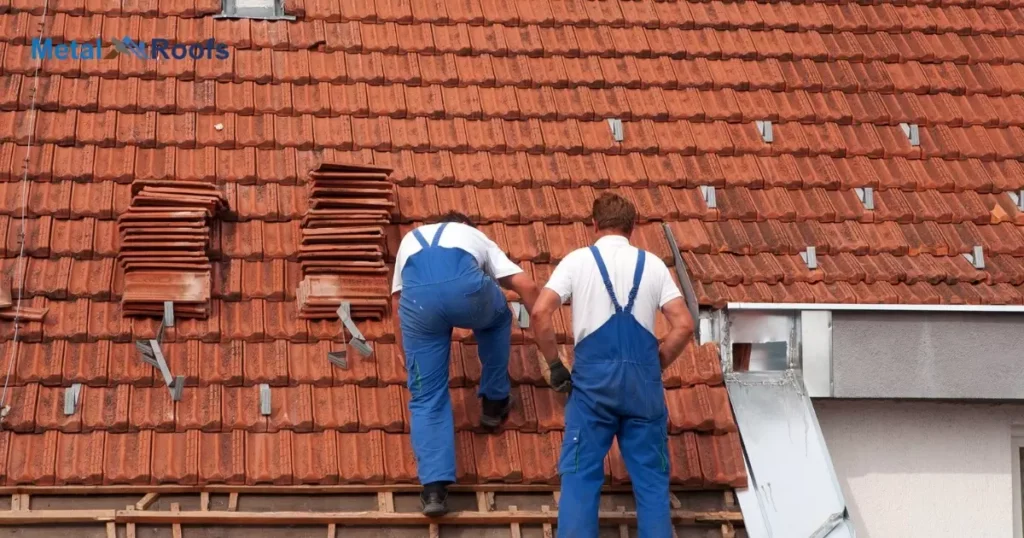 Checking the roof structure and condition