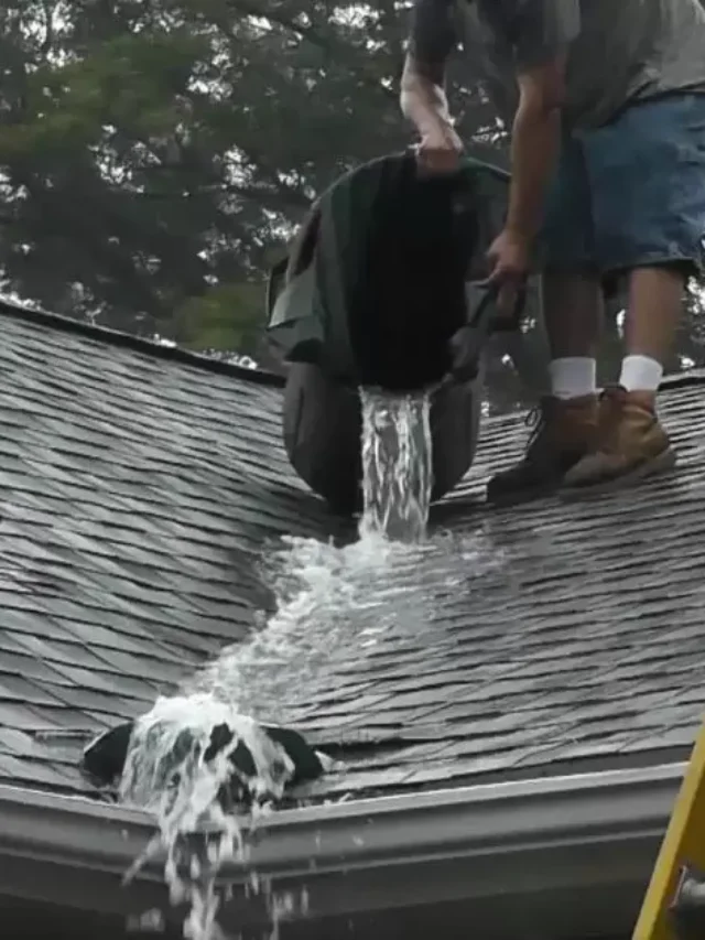 Roof Valley Rain Diverter No Gutter