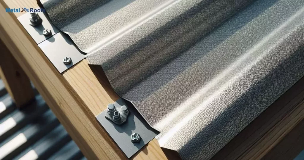 How are corrugated panels attached?