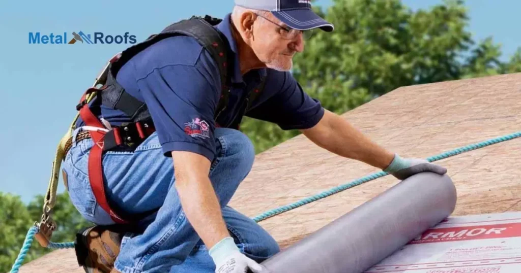 Installation Process Of Ice And Water Shield Under Metal Roofing