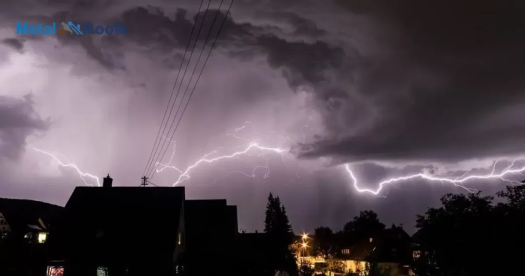 Lightning Attracted to Metal Roofs