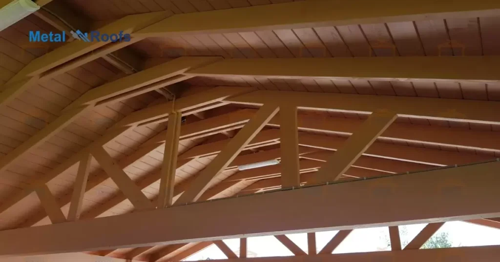 Plywood Purlins Under Metal Roofing