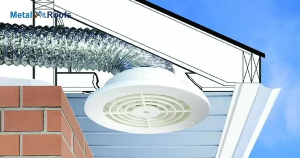 Proper Ventilation And Insulation With Attic Fans On Metal Roofing