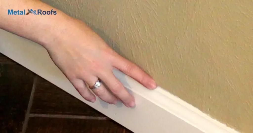 Wet Your Finger To Smooth Out The Caulk Seamlessly