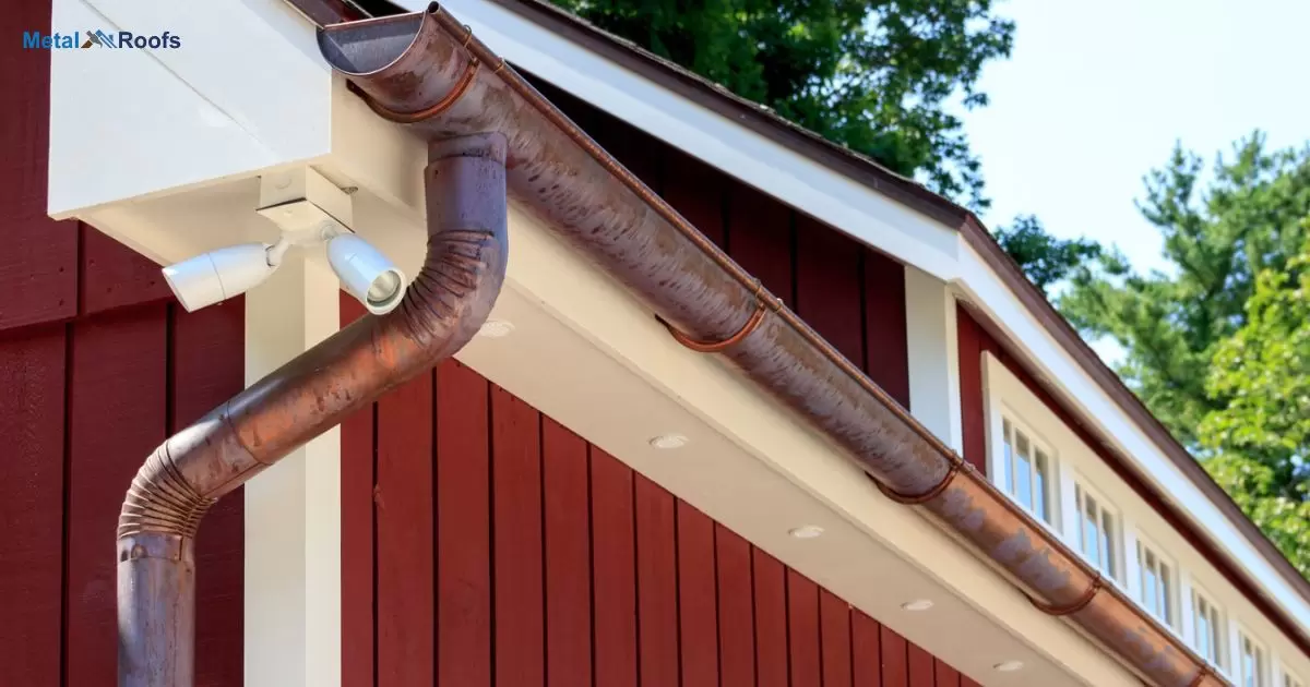 Faux -Copper- Gutters