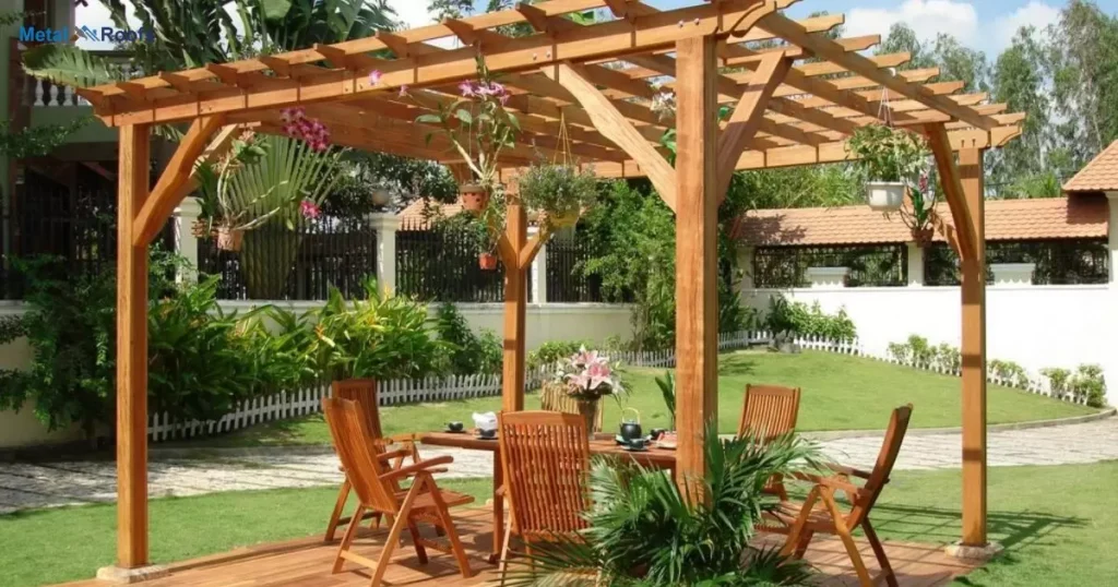 Wooden Pergola Cover For Rain