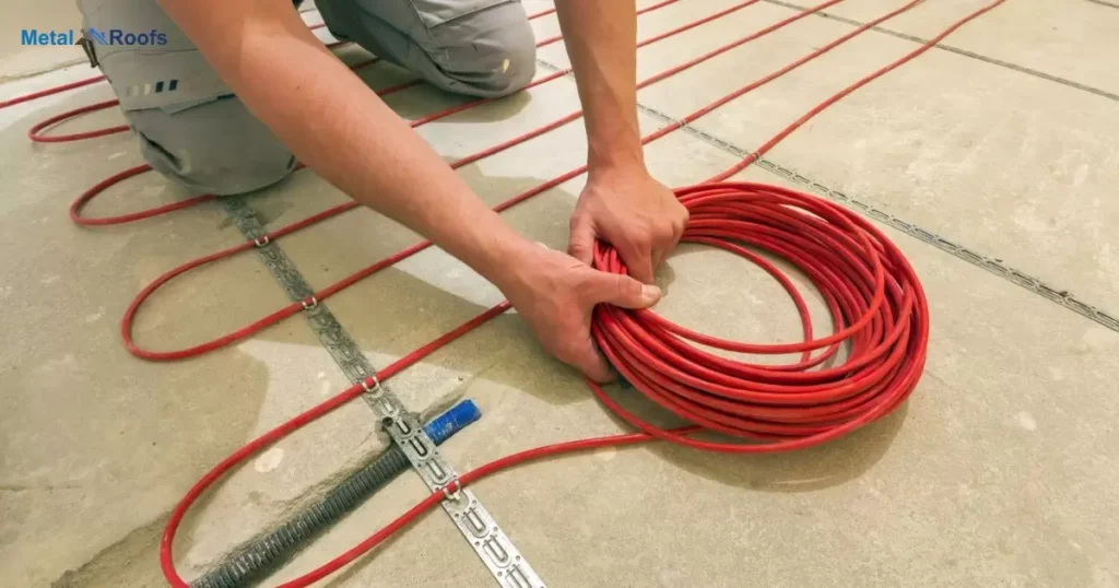 Installing The Heat Cable