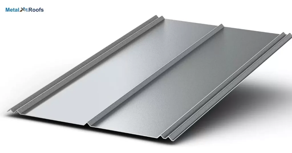 3-Ft X 20-Ft Ribbed Metal Roof Panel