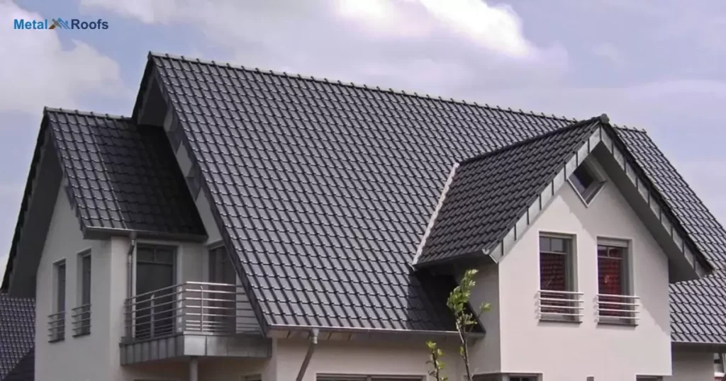 Mixed Metal And Shingle Roof