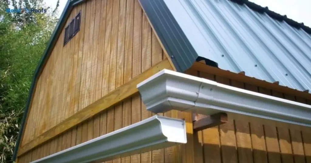 Metal Roof With Gutters