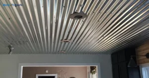 How does a corrugated metal ceiling work?